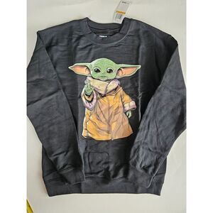 New Star Wars the Mandolorian Grogu sweatshirt. Size Small